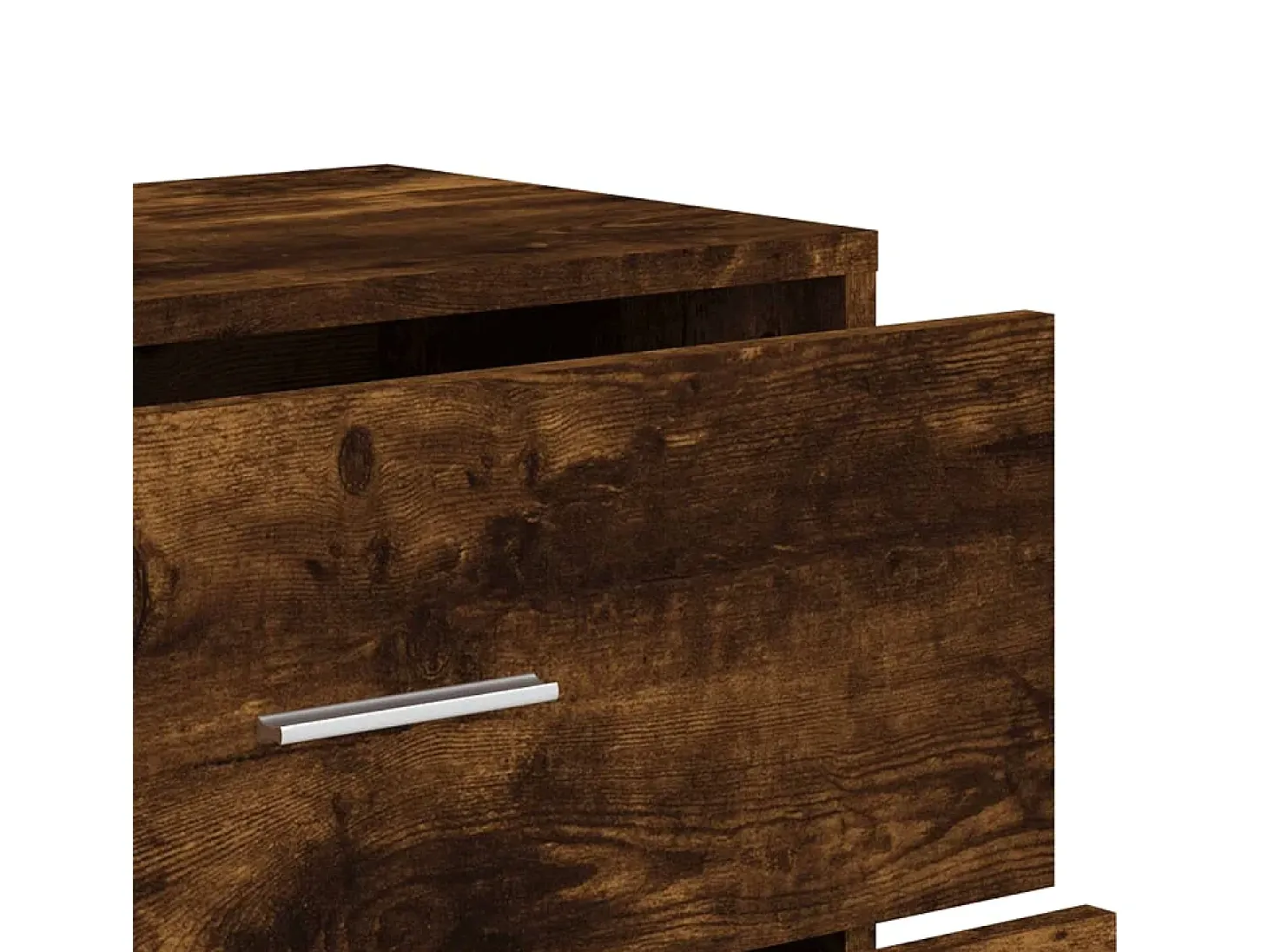 Aparadores 2 piezas roble ahumado 60x31x84 cm madera de ingeniería