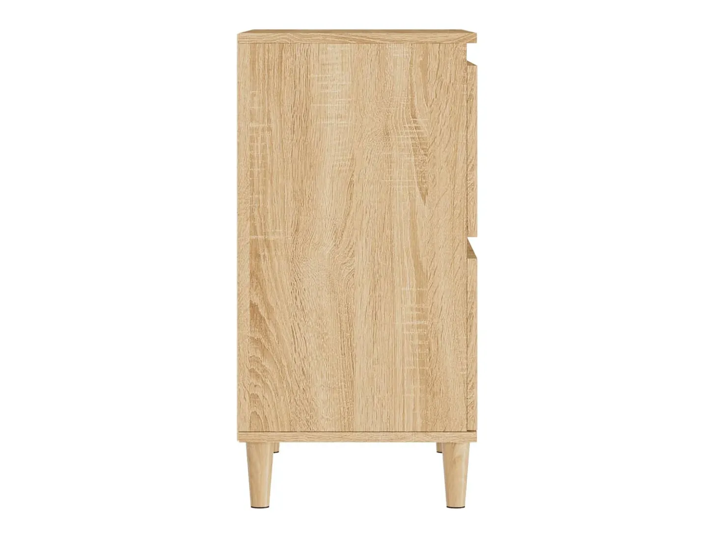 Aparadores 2 piezas roble sonoma 60x35x70 cm madera de ingeniería