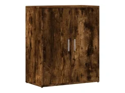 Aparadores 2 piezas roble ahumado 60x31x70 cm madera de ingeniería