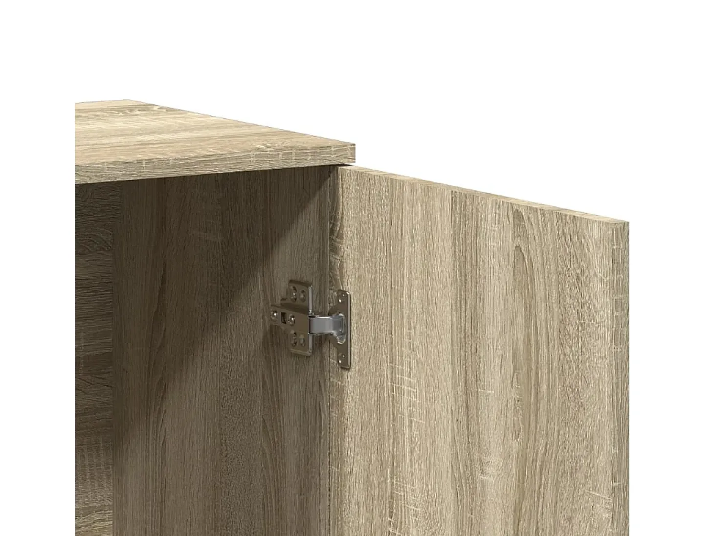 Aparadores 2 piezas roble sonoma 79x38x80 cm madera de ingeniería