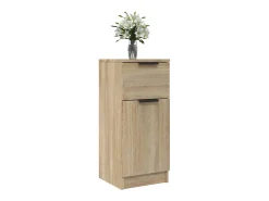Aparadores 2 piezas Roble Sonoma 30x30x70 cm Madera de ingeniería