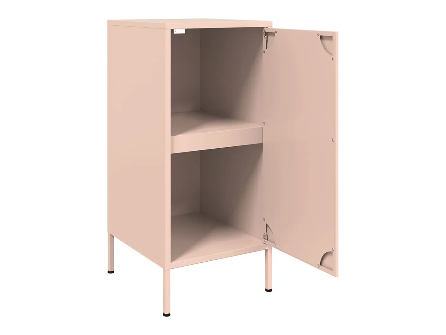 Aparadores 2 piezas rosa 36x39x79 cm acero