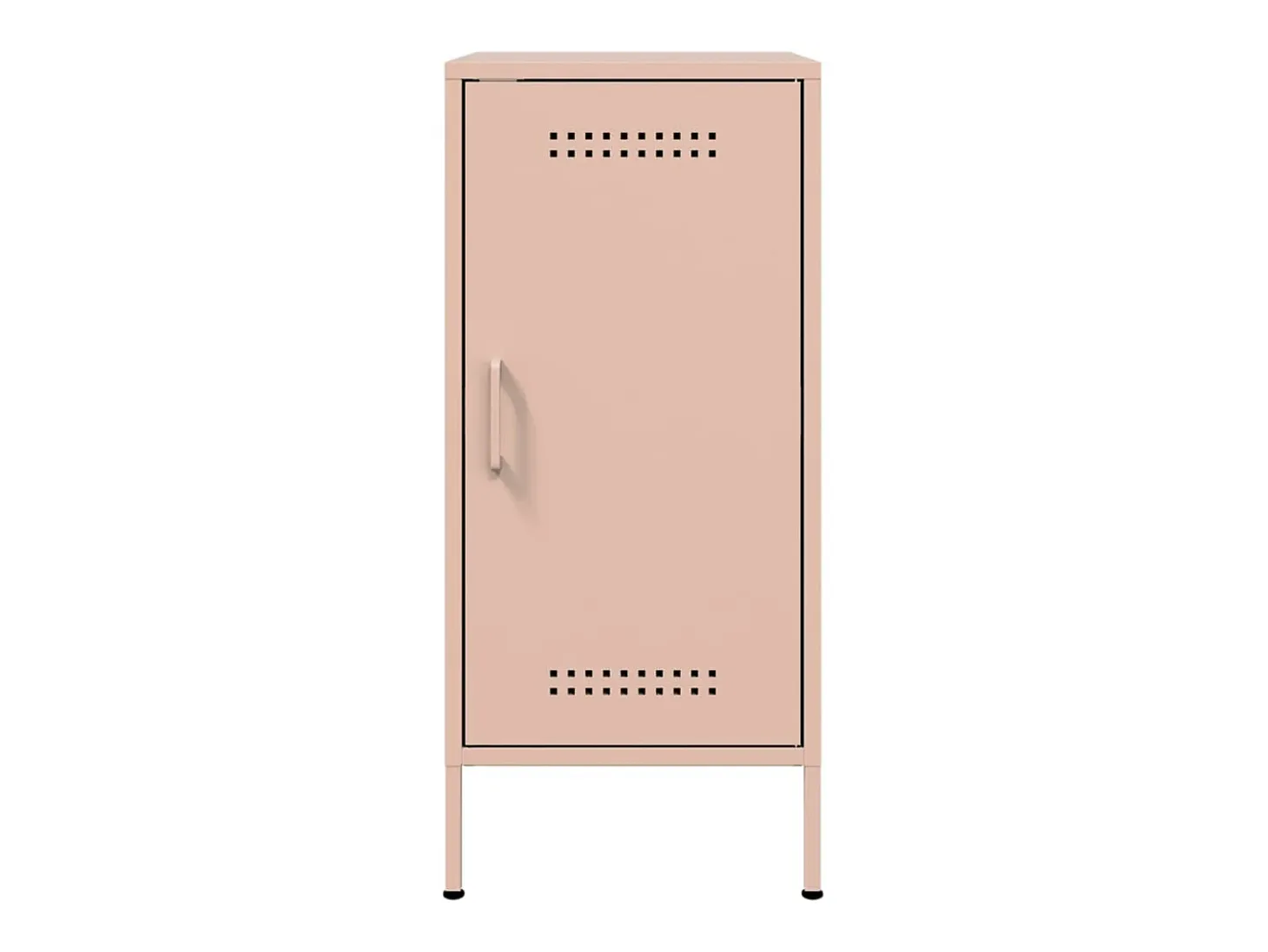 Aparadores 2 piezas rosa 36x39x79 cm acero