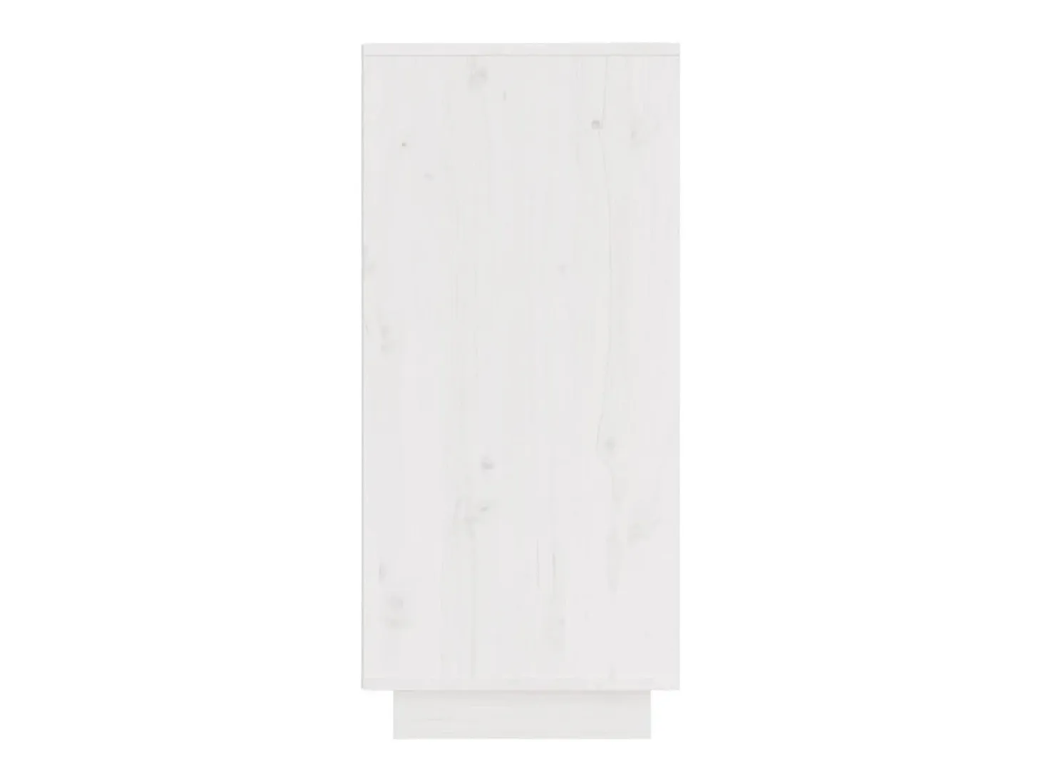Aparadores 2 uds Blanco 31,5x34x75 cm Madera maciza de pino