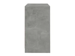Aparadores 2 uds Gris Hormigón 70x41x75 cm Madera de ingeniería