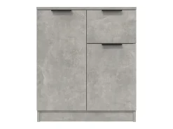 Aparadores 2 uds Gris Hormigón 60x30x70 cm Madera de ingeniería