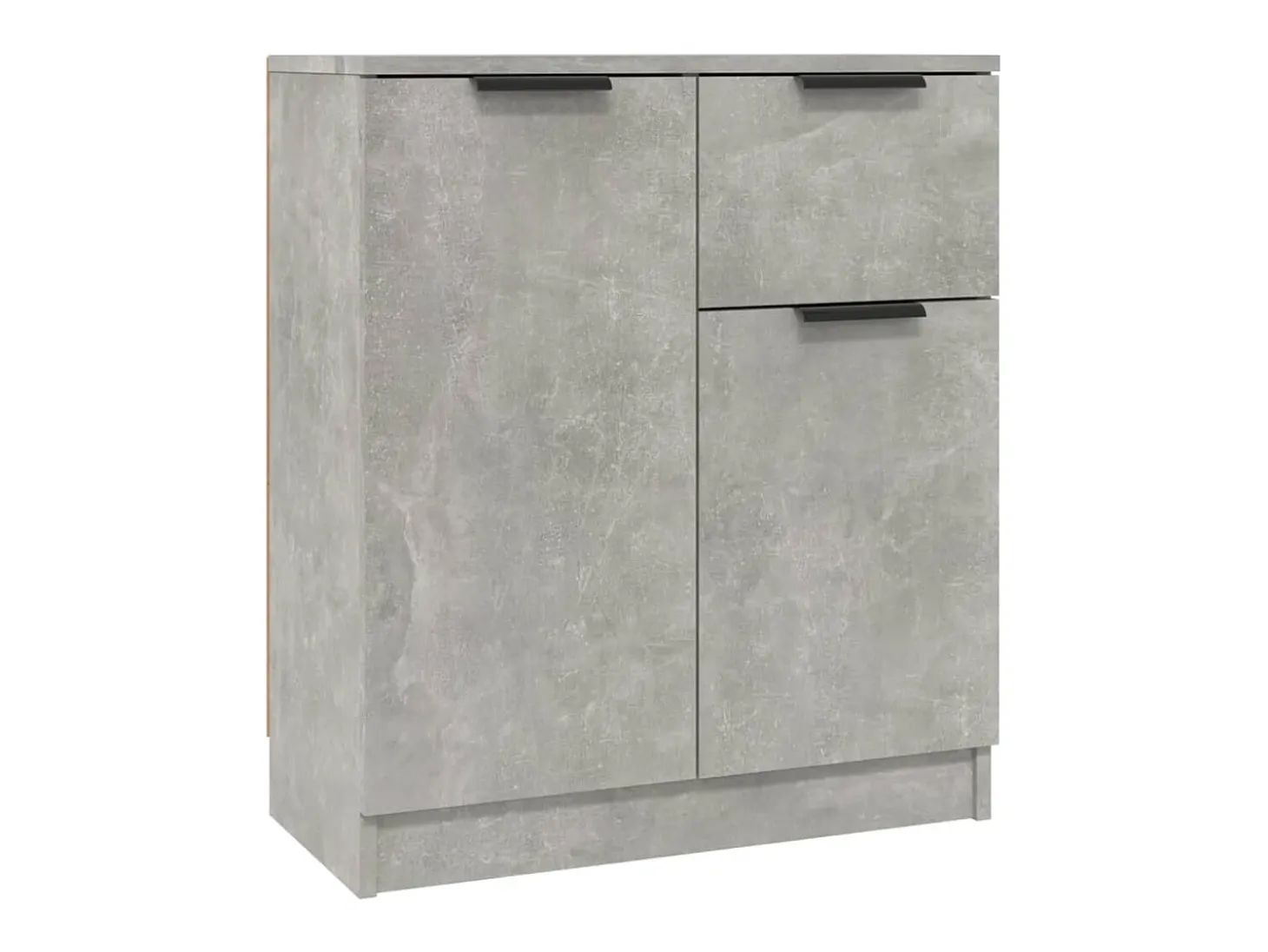 Aparadores 2 uds Gris Hormigón 60x30x70 cm Madera de ingeniería