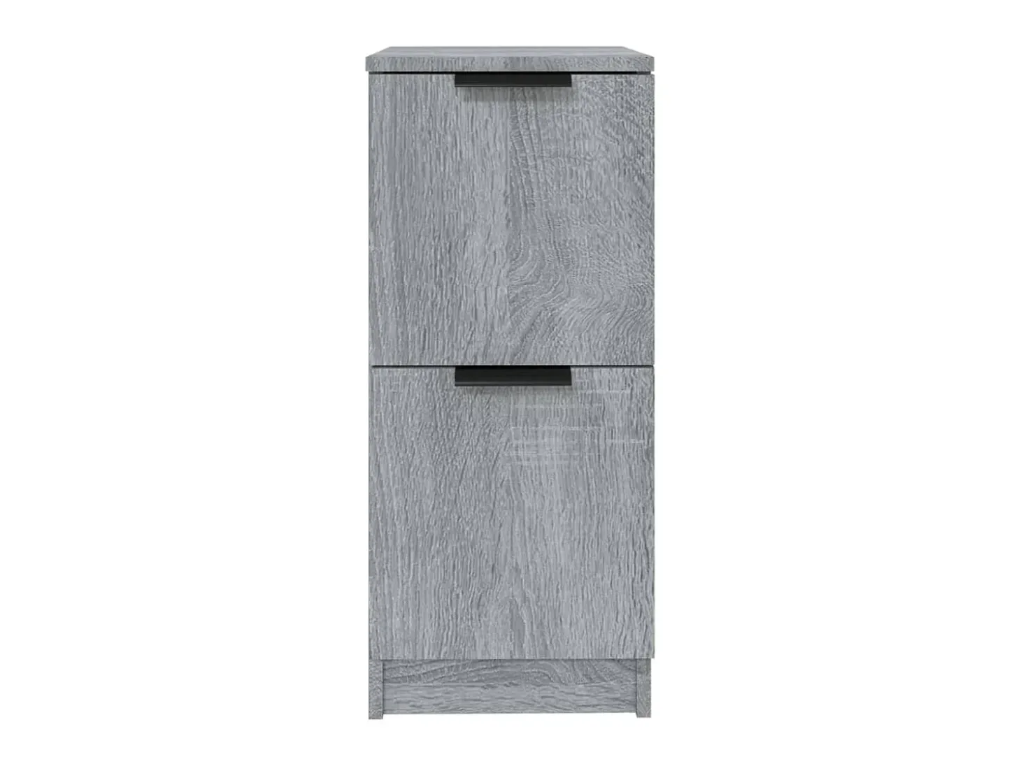 Aparadores 2 uds madera contrachapada gris Sonoma 30x30x70 cm ES88482