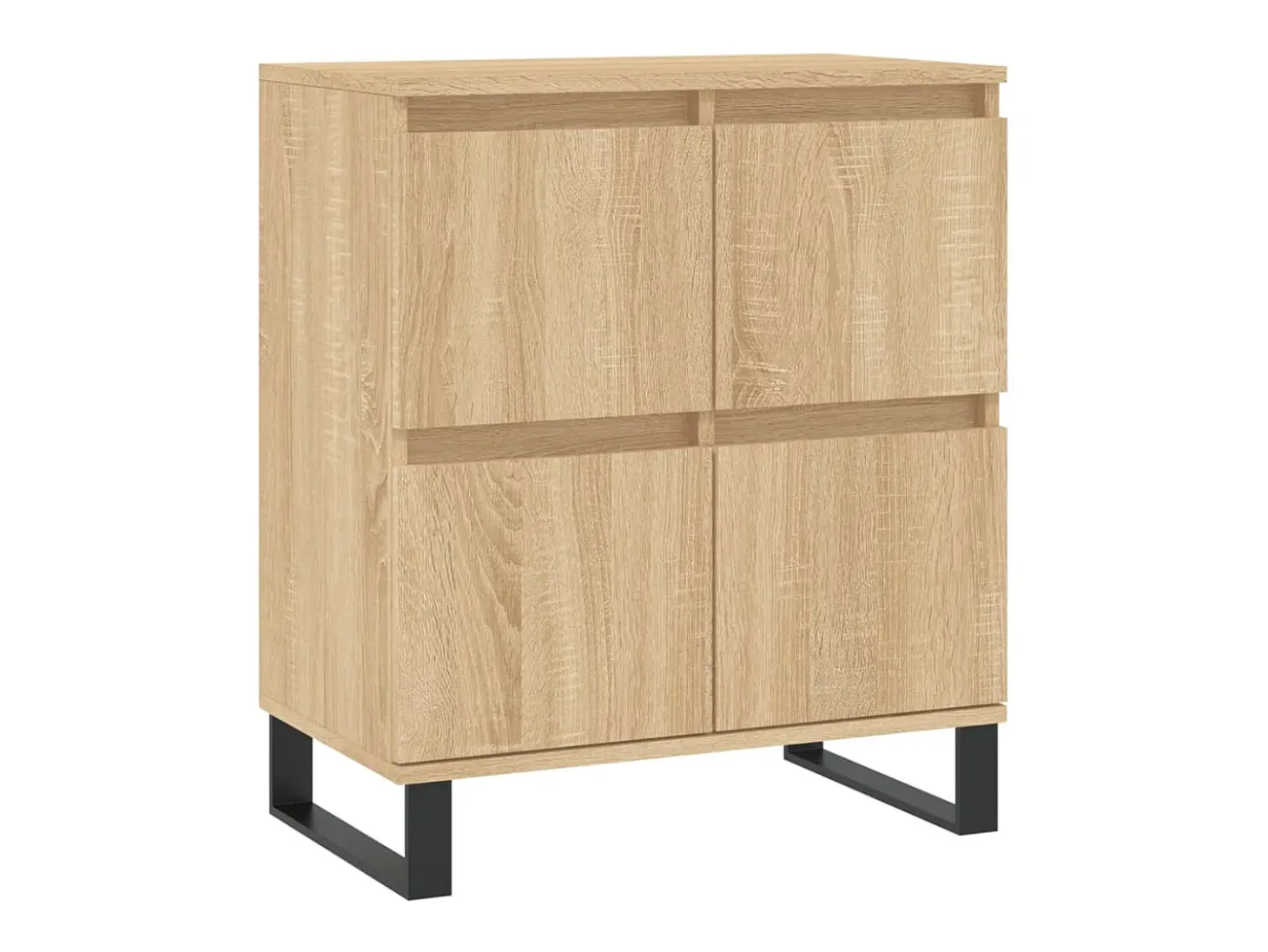 Aparadores 3 uds madera contrachapada color roble sonoma ES45793
