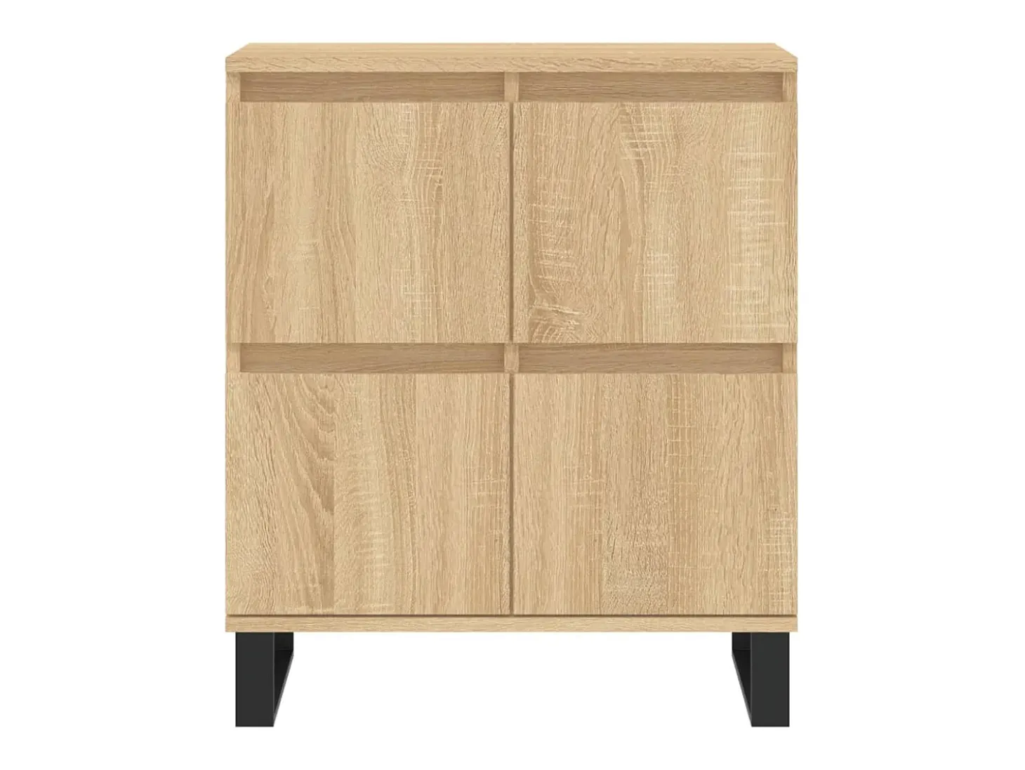 Aparadores 3 uds madera contrachapada color roble sonoma