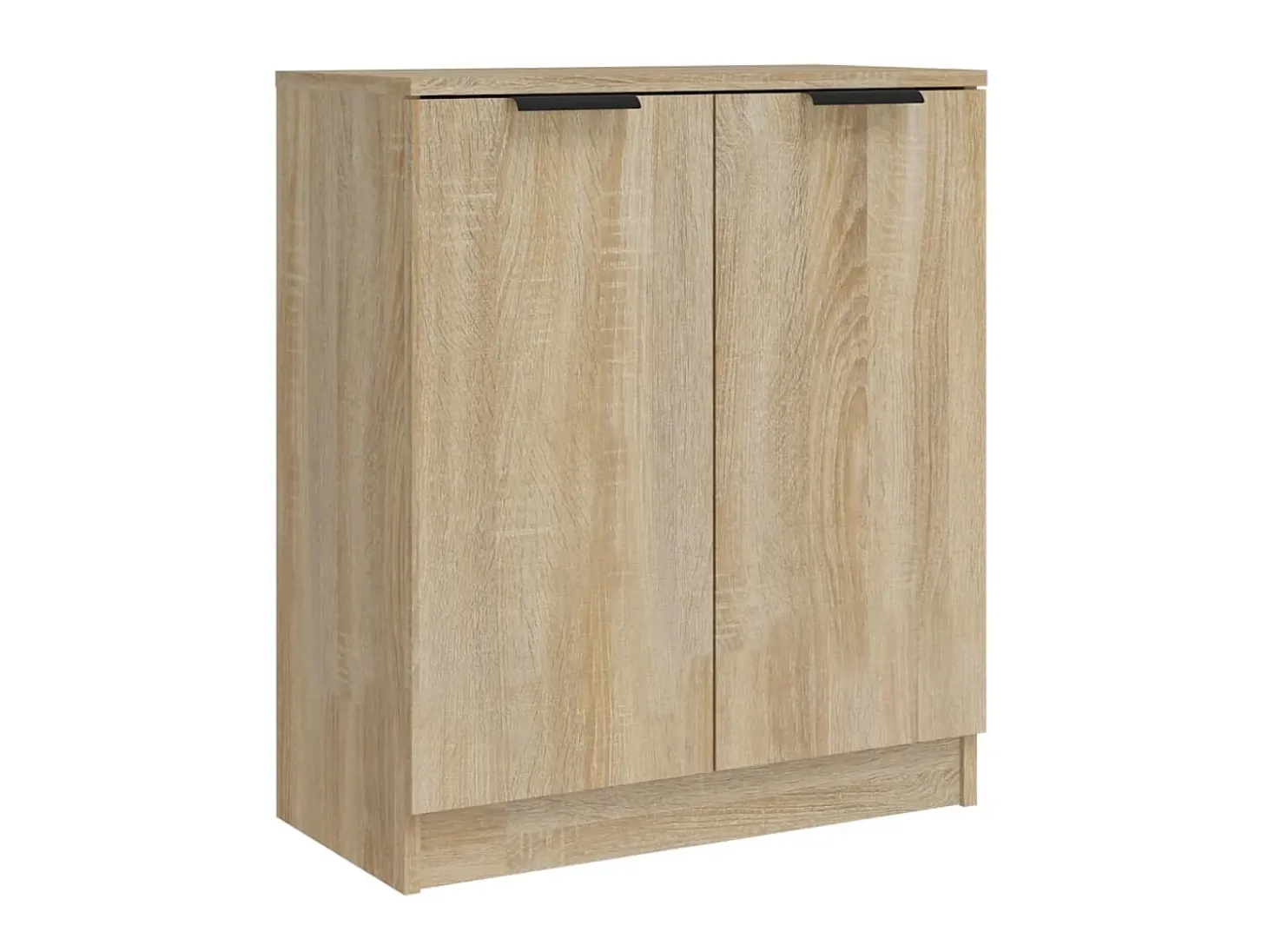 Aparadores 2 uds madera contrachapada roble Sonoma 60x30x70 cm ES21628