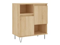 Aparadores 3 uds madera contrachapada color roble sonoma ES38694