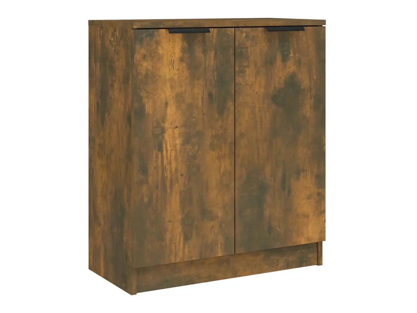 Aparadores 2 uds madera contrachapada roble ahumado 60x30x70 cm ES37686