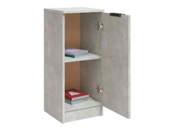 Aparadores 2 uds madera contrachapada gris hormigón 30x30x70 cm