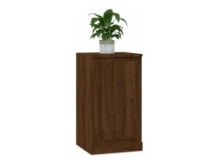 Aparadores 2 uds madera color marrón roble 37,5x35,5x67,5 cm