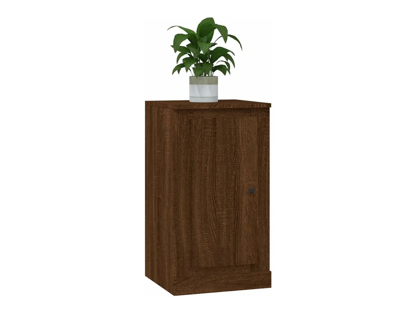 Aparadores 2 uds madera color marrón roble 37,5x35,5x67,5 cm