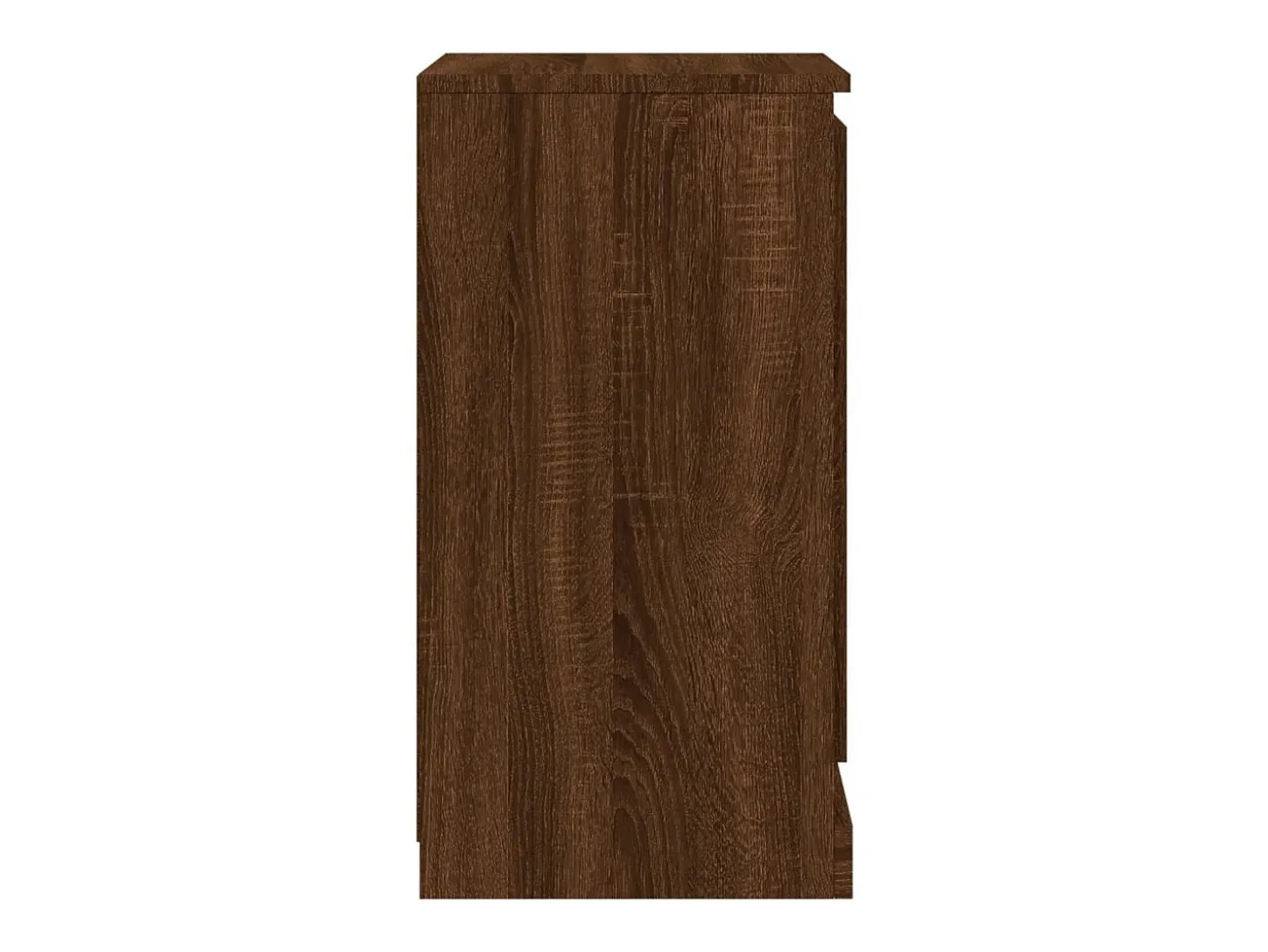 Aparadores 2 uds madera color marrón roble 37,5x35,5x67,5 cm