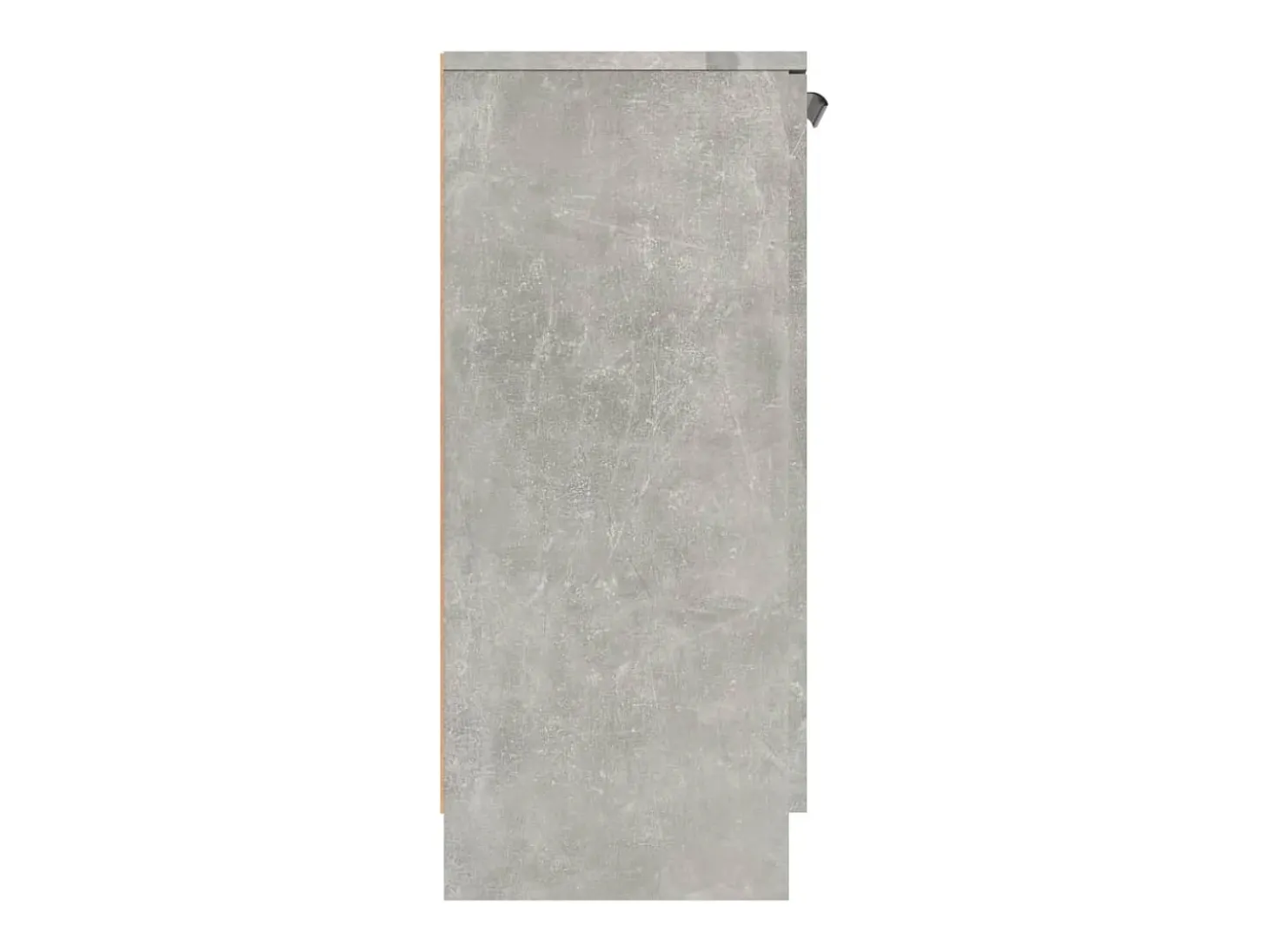 Aparadores 2 uds madera contrachapada gris hormigón 60x30x70 cm