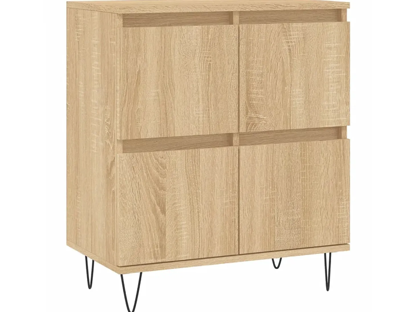 Aparadores 3 uds madera contrachapada color roble sonoma ES56182