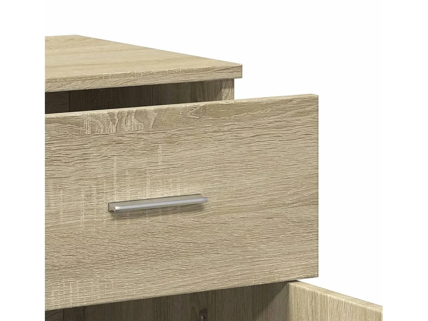 Aparadores 2 uds madera de ingeniería roble Sonoma 79x38x80 cm