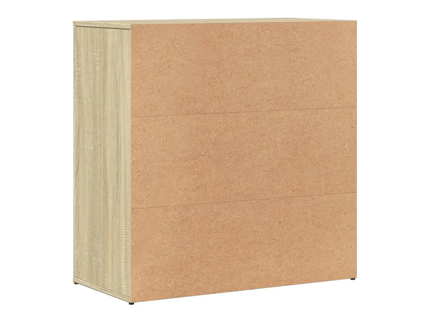 Aparadores 2 uds madera de ingeniería roble Sonoma 79x38x80 cm