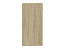 Aparadores 2 uds madera de ingeniería roble Sonoma 79x38x80 cm