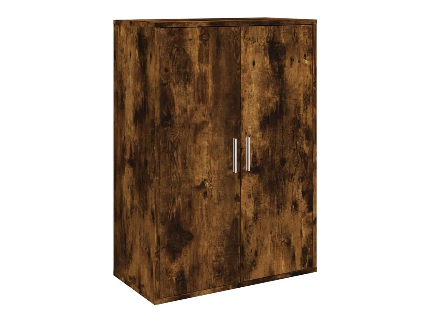 Aparadores 2 uds madera de ingeniería roble ahumado 60x31x84 cm