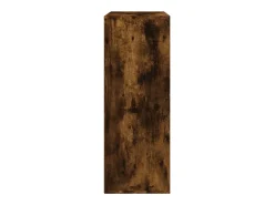 Aparadores 2 uds madera de ingeniería roble ahumado 60x31x84 cm