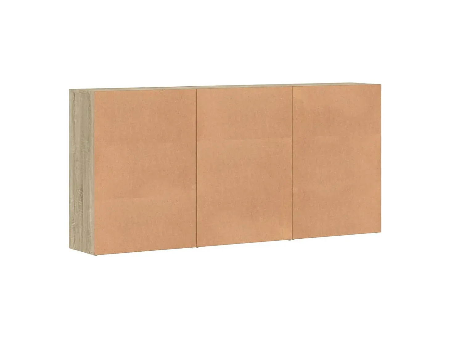 Aparadores 3 uds madera de ingeniería roble Sonoma 60x31x84 cm
