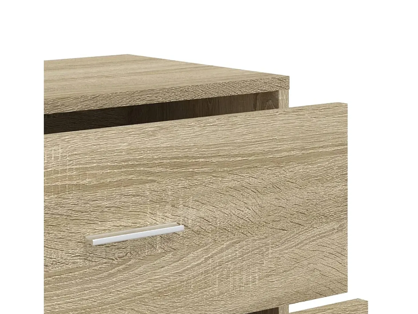 Aparadores 3 uds madera de ingeniería roble Sonoma 60x31x84 cm