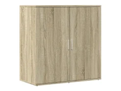 Aparadores 2 uds madera de ingeniería roble Sonoma 79x38x80 cm