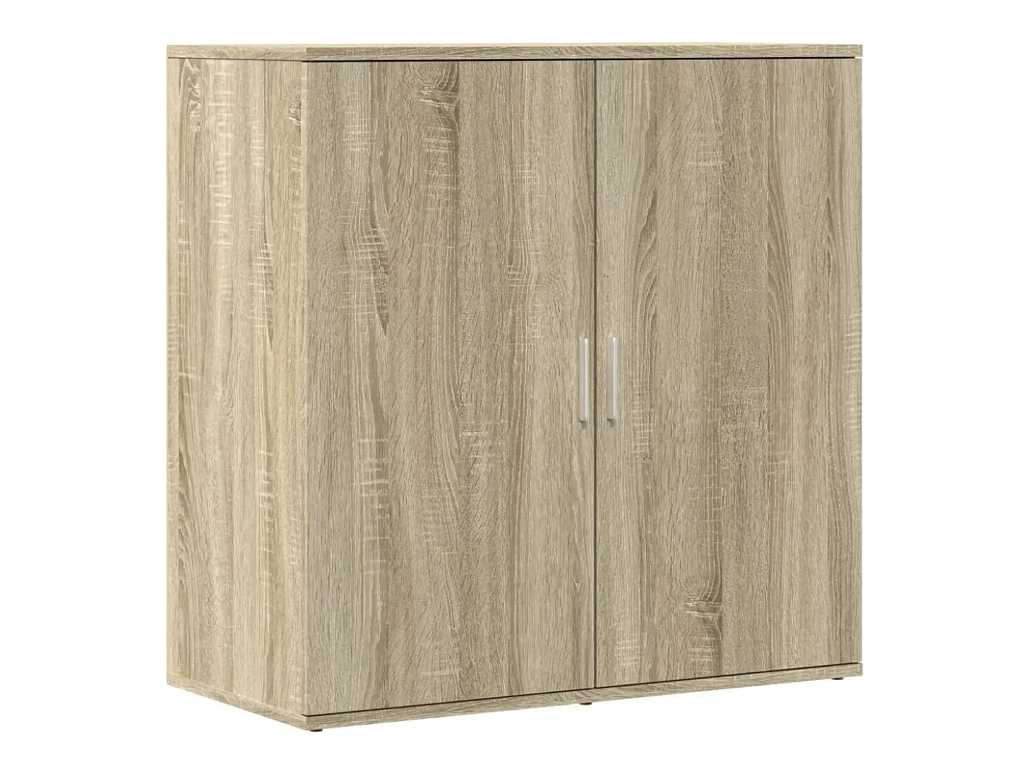 Aparadores 2 uds madera de ingeniería roble Sonoma 79x38x80 cm