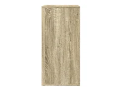 Aparadores 2 uds madera de ingeniería roble Sonoma 79x38x80 cm