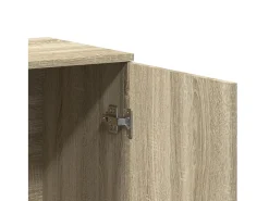 Aparadores 2 uds madera de ingeniería roble Sonoma 79x38x80 cm