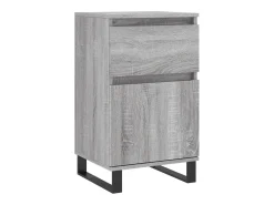Aparadores 2 uds madera de ingeniería gris Sonoma 40x35x70 cm ES14283
