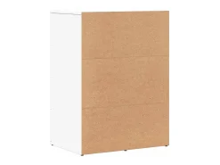 Aparadores 2 uds madera de ingeniería blanco 59x39x80 cm