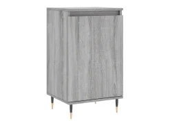 Aparadores 2 uds madera de ingeniería gris Sonoma 40x35x70 cm ES18644