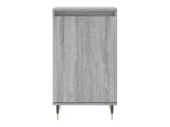 Aparadores 2 uds madera de ingeniería gris Sonoma 40x35x70 cm