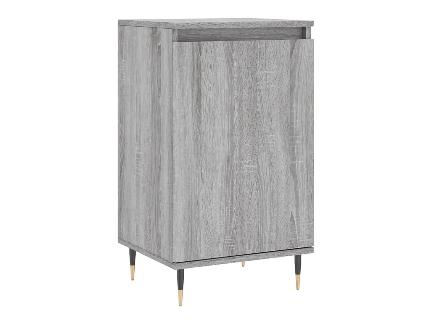 Aparadores 2 uds madera de ingeniería gris Sonoma 40x35x70 cm
