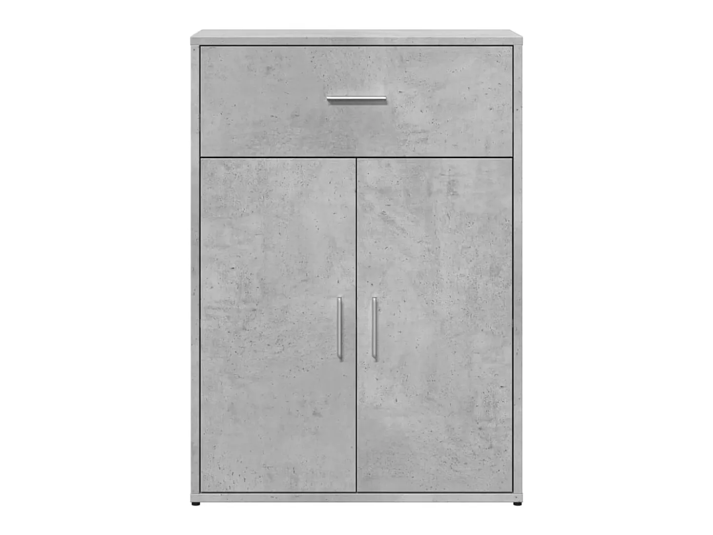Aparadores 2 uds madera de ingeniería gris hormigón 60x30x84 cm