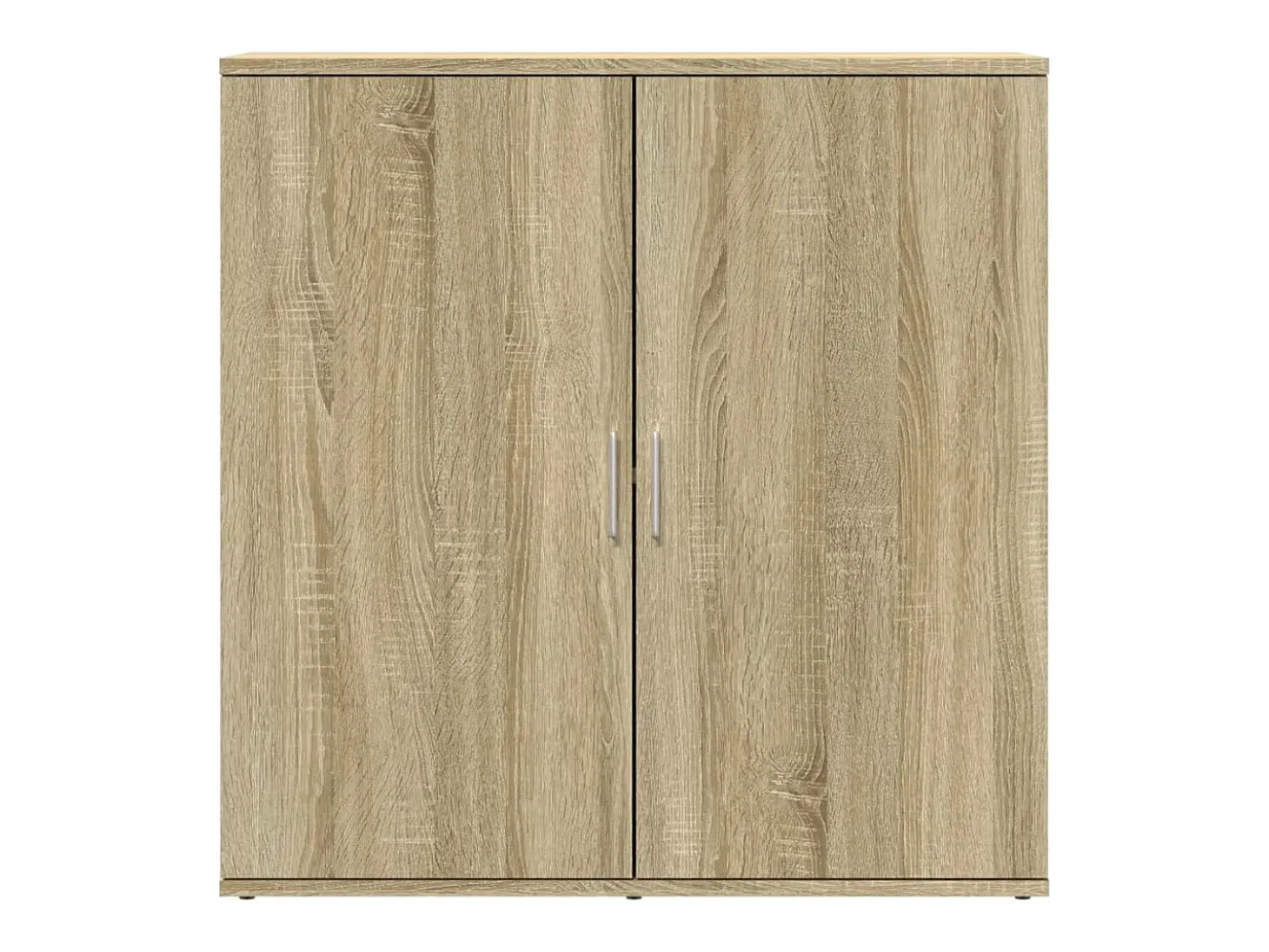 Aparadores 2 uds madera de ingeniería roble Sonoma 79x38x80 cm ES535889