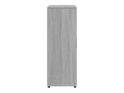 Aparadores 2 uds madera de ingeniería gris Sonoma 60x31x84 cm
