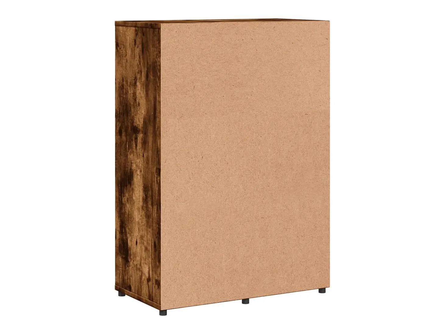 Aparadores 2 uds madera de ingeniería roble ahumado 60x31x84 cm