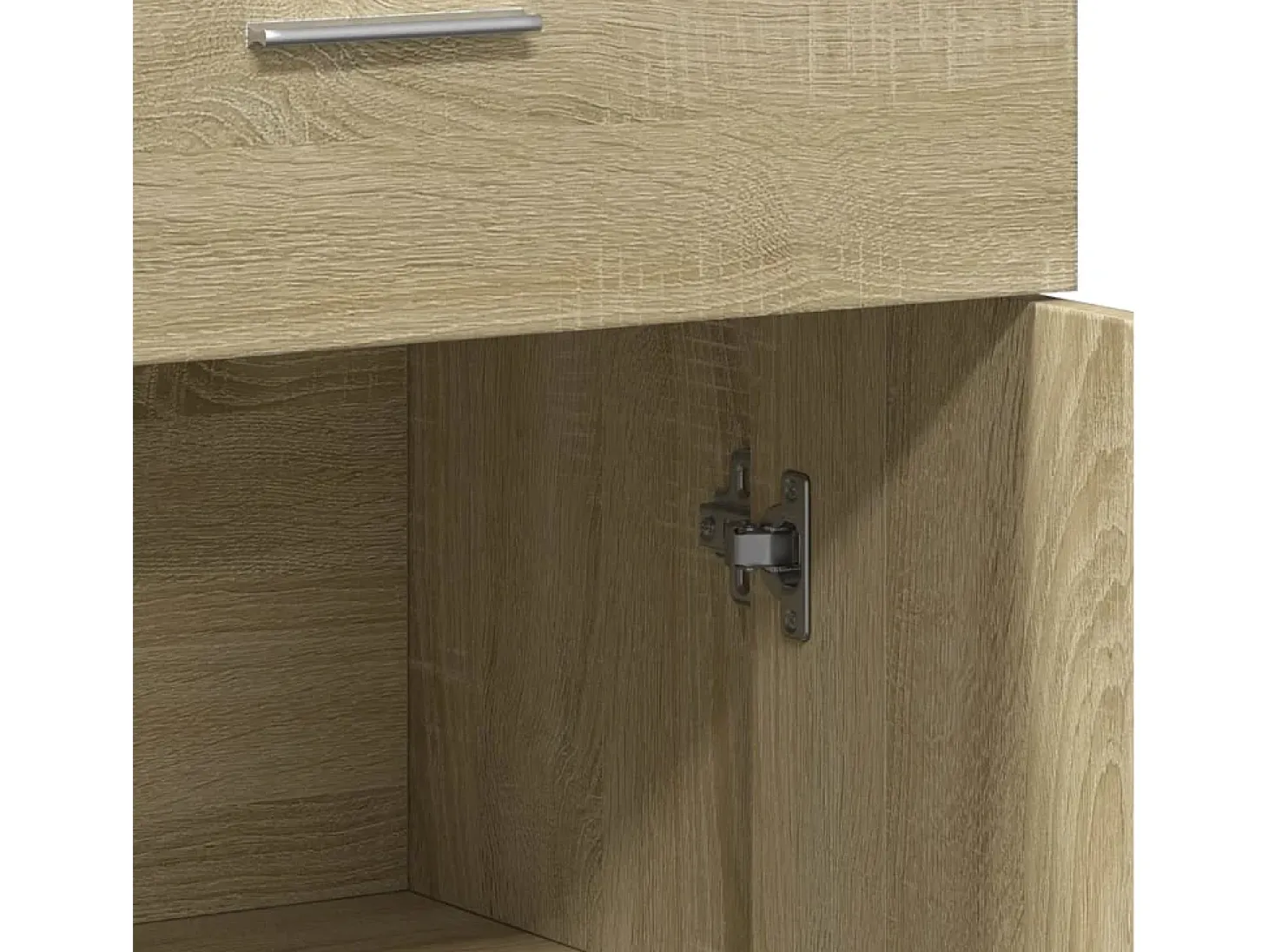 Aparadores 2 uds madera de ingeniería roble Sonoma 60x30x84 cm