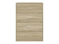 Aparadores 2 uds madera de ingeniería roble Sonoma 60x31x84 cm ES958032