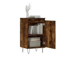 Aparadores 2 uds madera de ingeniería roble ahumado 40x35x70 cm ES79554