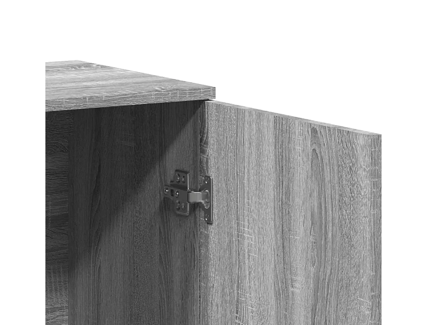 Aparadores 2 uds madera de ingeniería gris Sonoma 79x38x80 cm