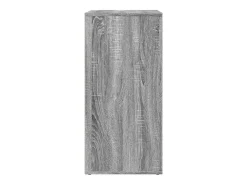 Aparadores 2 uds madera de ingeniería gris Sonoma 79x38x80 cm