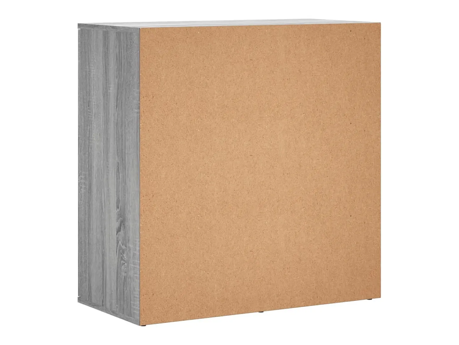 Aparadores 2 uds madera de ingeniería gris Sonoma 79x38x80 cm