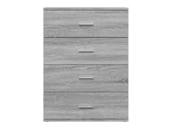 Aparadores 2 uds madera de ingeniería gris Sonoma 60x39x80 cm ES435304